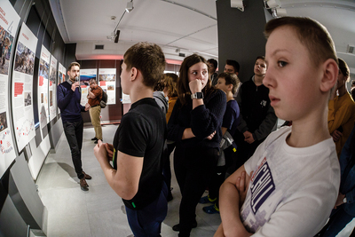 Otwarcie wystawy „Polski gen wolności. 150 lat walk o niepodległość (1768–1918)” w Klubie Garnizonu Warszawa – 20 lutego 2019. Fot. S. Kasper (IPN)