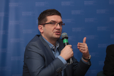 O służbach wywiadowczych i kontrwywiadowczych II RP na spotkaniu z cyklu „Tajemnice wywiadu” Fot. P. Życieński (IPN)