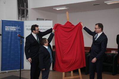 Konferencja prasowa na temat przedsięwzięć IPN z okazji obchodów Narodowego Dnia Pamięci „Żołnierzy Wyklętych” – 28 lutego 2019. Fot. Piotr Życieński (IPN)