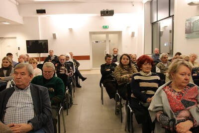 Spotkanie z cyklu „Kościół – Naród – Państwo, czyli niezwykły wiek XX w dziejach Polski” – Warszawa, 27 lutego 2019. Fot. Aleksandra Wierzchowska (IPN)