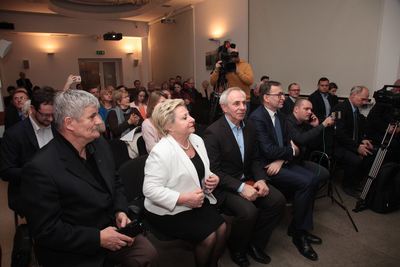 Spotkanie z cyklu „Ludzie Wolności i Solidarności” poświęcone członkom „Solidarności” wrocławskiego Polaru – Warszawa, 28 lutego 2019. Fot. Piotr Życieński (IPN)