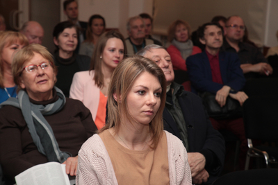 Spotkanie z cyklu „Ludzie Wolności i Solidarności” poświęcone członkom „Solidarności” wrocławskiego Polaru – Warszawa, 28 lutego 2019. Fot. Piotr Życieński (IPN)