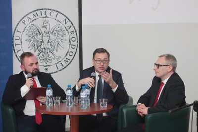 Spotkanie z cyklu „Ludzie Wolności i Solidarności” poświęcone członkom „Solidarności” wrocławskiego Polaru – Warszawa, 28 lutego 2019. Fot. Piotr Życieński (IPN)