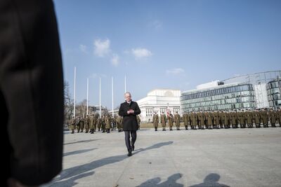 Obchody 75. rocznicy wymordowania mieszkańców Huty Pieniackiej przez żołnierzy Dywizji SS „Galizien” – Warszawa, 28 lutego 2019. Fot. Marta Smolańska (IPN)