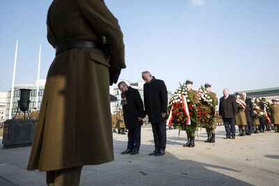 Obchody 75. rocznicy wymordowania mieszkańców Huty Pieniackiej przez żołnierzy Dywizji SS „Galizien” – Warszawa, 28 lutego 2019. Fot. Marta Smolańska (IPN)