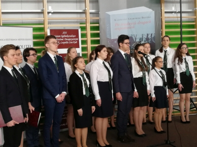 Odsłonięcie tablicy upamiętniającej członków młodzieżowej organizacji antykomunistycznej – Warszawa, 1 marca 2019. Fot. Mateusz Niegowski (IPN)