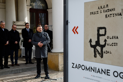Otwarcie wystawy „Zapomniane ogniwo. Konspiracyjne organizacje młodzieżowe na ziemiach polskich w latach 1944/45–1956” – Warszawa, 1 marca 2019. Fot. Sławek Kasper (IPN)