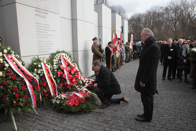Uroczystości na „Łączce” – 1 marca 2019. Fot. Piotr Życieński (IPN)