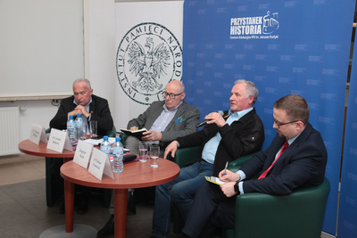 Debata „Blaski i cienie Okrągłego Stołu” – Warszawa, 5 marca 2019. Fot. Piotr Życieński (IPN)