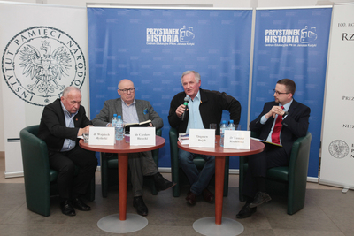 Debata „Blaski i cienie Okrągłego Stołu” – Warszawa, 5 marca 2019. Fot. Piotr Życieński (IPN)