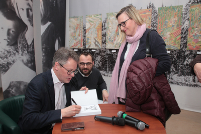 Prezentacja książki Dermota Turinga „X, Y, Z. Prawdziwa historia złamania szyfru Enigmy” – Warszawa, 5 marca 2019. Fot. Piotr Życieński (IPN)