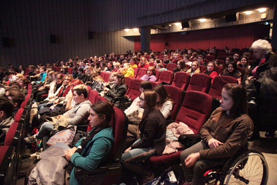 Pokaz filmu „Zapora” dla młodzieży szkolnej – Warszawa, 7 marca 2019. Fot. Piotr Życieński (IPN)