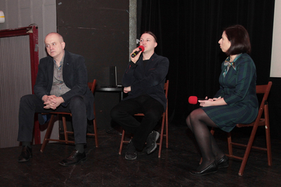 Dyskusja po pokazie filmu „Zapora” dla młodzieży szkolnej – Warszawa, 7 marca 2019. Fot. Piotr Życieński (IPN)