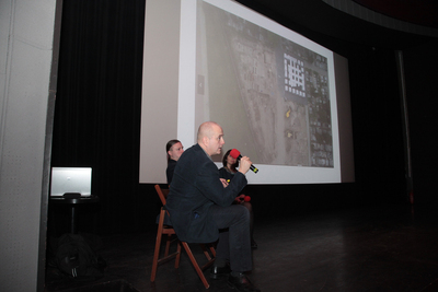 Dyskusja po pokazie filmu „Zapora” dla młodzieży szkolnej – Warszawa, 7 marca 2019. Fot. Piotr Życieński (IPN)