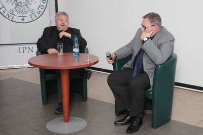 Z cyklu „Powróćmy do korzeni” pokaz filmu Adama Turuli „Solidarni z Solidarności” – Warszawa, 6 marca 2019. Fot. Piotr Życieński (IPN)