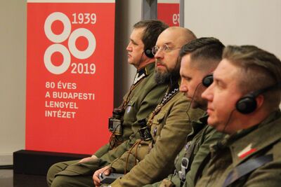 Członkowie Stowarzyszenia Historycznego im. „11 Grupy Operacyjnej NSZ” z Płocka