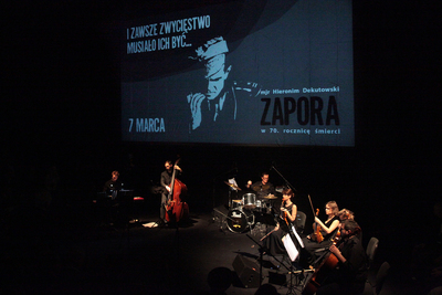 „I zawsze zwycięstwo musiało ich być…” – widowisko artystyczno-muzyczne – Warszawa, 7 marca 2019. Fot. Piotr Życieński (IPN)