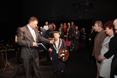 „I zawsze zwycięstwo musiało ich być…” – widowisko artystyczno-muzyczne – Warszawa, 7 marca 2019. Fot. Piotr Życieński (IPN)