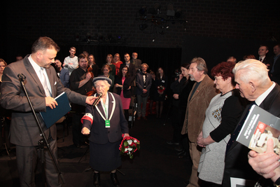 „I zawsze zwycięstwo musiało ich być…” – widowisko artystyczno-muzyczne – Warszawa, 7 marca 2019. Fot. Piotr Życieński (IPN)