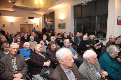 Wykład dr. hab. Mirosława Szumiły w Klubie Historycznym im. gen. Stefana Roweckiego „Grota” – Warszawa, 12 marca 2019. Fot. Piotr Życieński (IPN)
