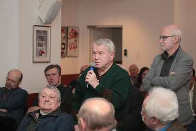 Z cyklu „Tajemnice wywiadu” dyskusja „Wywiady państw komunistycznych wobec Polski” – Warszawa, 13 marca 2019. Fot. Piotr Życieński (IPN)