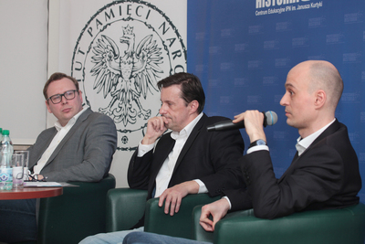 Z cyklu „Tajemnice wywiadu” dyskusja „Wywiady państw komunistycznych wobec Polski” – Warszawa, 13 marca 2019. Fot. Piotr Życieński (IPN)