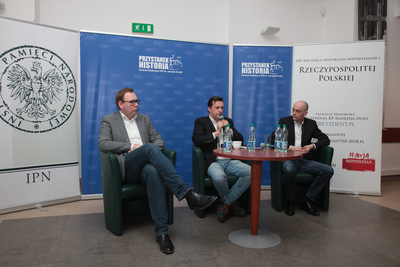 Z cyklu „Tajemnice wywiadu” dyskusja „Wywiady państw komunistycznych wobec Polski” – Warszawa, 13 marca 2019. Fot. Piotr Życieński (IPN)