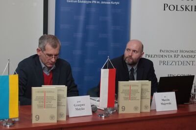 Promocja publikacji „Organizacja Ukraińskich Nacjonalistów w Polsce w latach 1944–1950. Likwidacja struktur kierowniczych” – 14 marca 2019. Fot. Piotr Życieński (IPN)