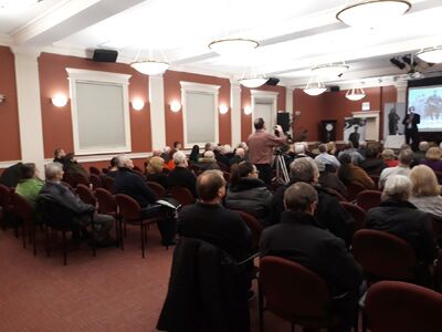 Wiceprezes IPN prof. Krzysztof Szwagrzyk na spotkaniu z Polonią w Chicago – 16 marca 2019