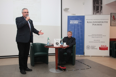 Spotkanie z cyklu „Na północ od Warszawy. Warmia i Mazury w XX w.” – Warszawa, 15 marca 2019. Fot. Piotr Życieński (IPN)