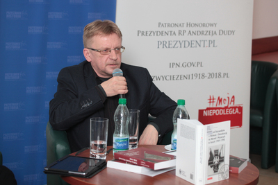 Spotkanie z cyklu „Na północ od Warszawy. Warmia i Mazury w XX w.” – Warszawa, 15 marca 2019. Fot. Piotr Życieński (IPN)