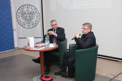 Spotkanie z cyklu „Na północ od Warszawy. Warmia i Mazury w XX w.” – Warszawa, 15 marca 2019. Fot. Piotr Życieński (IPN)