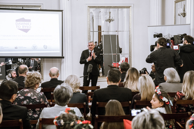 Prezentacja pakietu edukacyjnego dla Polonii i Polaków z zagranicy „Dawniej to było” – 10 marca 2019. Fot. Sławek Kasper (IPN)