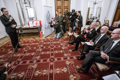 Prezentacja pakietu edukacyjnego dla Polonii i Polaków z zagranicy „Dawniej to było” – 10 marca 2019. Fot. Sławek Kasper (IPN)