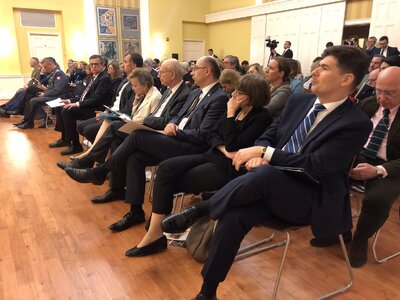 Pokaz filmu „Paszporty Paragwaju” w Ambasadzie RP w Waszyngtonie – 19 marca 2019. Fot. Ambasada RP w Waszyngtonie