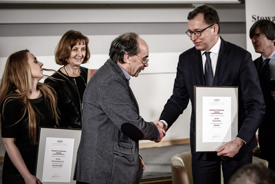 Wręczenie nagród Stowarzyszenia Dziennikarzy Polskich – Warszawa, 20 marca 2019. Fot. Sławek Kasper (IPN)