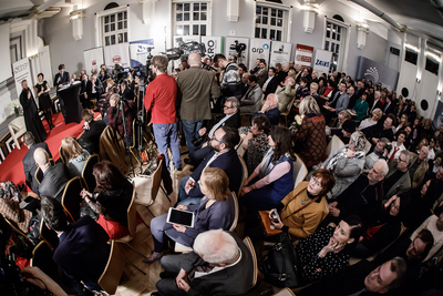 Wręczenie nagród Stowarzyszenia Dziennikarzy Polskich – Warszawa, 20 marca 2019. Fot. Sławek Kasper (IPN)