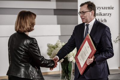 Wręczenie nagród Stowarzyszenia Dziennikarzy Polskich – Warszawa, 20 marca 2019. Fot. Sławek Kasper (IPN)