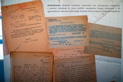 Otwarcie wystawy „Czyny świadczą o człowieku. Polacy udzielający pomocy Żydom podczas Holocaustu na Kresach Wschodnich Rzeczypospolitej Polskiej” – 21 marca 2019. Fot. Sławek Kasper (IPN)