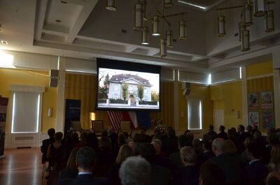 Pokaz filmu „Paszporty Paragwaju” w Ambasadzie RP w Waszyngtonie – 19 marca 2019. Fot. Ambasada RP w Waszyngtonie