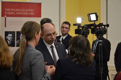 Pokaz filmu „Paszporty Paragwaju” w Ambasadzie RP w Waszyngtonie – 19 marca 2019. Fot. Ambasada RP w Waszyngtonie