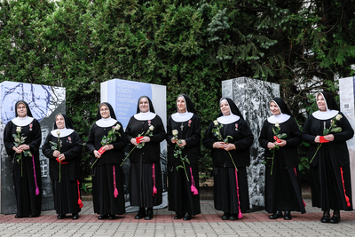 Odsłonięcie tablicy i wernisaż wystawy IPN w hołdzie Matce Matyldzie Getter i Siostrom Franciszkankom Rodziny Maryi – Warszawa, 24 marca 2019. Fot. Sławek Kasper (IPN)