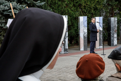 Otwarcie wystawy IPN „Siostry […] matkami żydowskich dzieci. Franciszkanki Rodziny Maryi wobec zagłady Żydów w czasie II wojny światowej” – Warszawa, 24 marca 2019. Fot. Sławek Kasper (IPN)