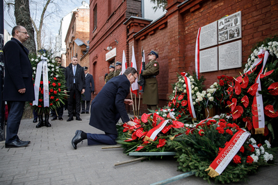 Odsłonięcie tablicy w hołdzie Matce Matyldzie Getter i Siostrom Franciszkankom Rodziny Maryi – Warszawa, 24 marca 2019. Fot. Sławek Kasper (IPN)