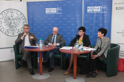 Dyskusja z cyklu „Tajemnice bezpieki” – Warszawa, 25 marca 2019. Fot. Piotr Życieński (IPN)