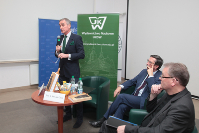 Rozmowa o książce Jana Marii Jackowskiego „Ks. Jan Gnatowski (1855–1925) na tle epoki. Biografia historyczna” – Warszawa, 28 marca 2019. Fot. Piotr Życieński (IPN)