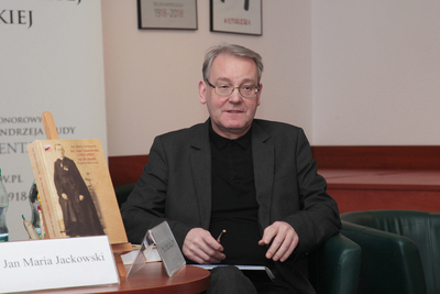 Rozmowa o książce Jana Marii Jackowskiego „Ks. Jan Gnatowski (1855–1925) na tle epoki. Biografia historyczna” – Warszawa, 28 marca 2019. Fot. Piotr Życieński (IPN)
