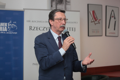 Rozmowa o książce Jana Marii Jackowskiego „Ks. Jan Gnatowski (1855–1925) na tle epoki. Biografia historyczna” – Warszawa, 28 marca 2019. Fot. Piotr Życieński (IPN)