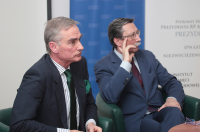 Rozmowa o książce Jana Marii Jackowskiego „Ks. Jan Gnatowski (1855–1925) na tle epoki. Biografia historyczna” – Warszawa, 28 marca 2019. Fot. Piotr Życieński (IPN)