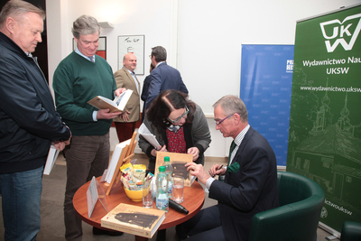 Rozmowa o książce Jana Marii Jackowskiego „Ks. Jan Gnatowski (1855–1925) na tle epoki. Biografia historyczna” – Warszawa, 28 marca 2019. Fot. Piotr Życieński (IPN)